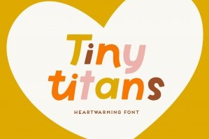 Tiny Titans | Display Font