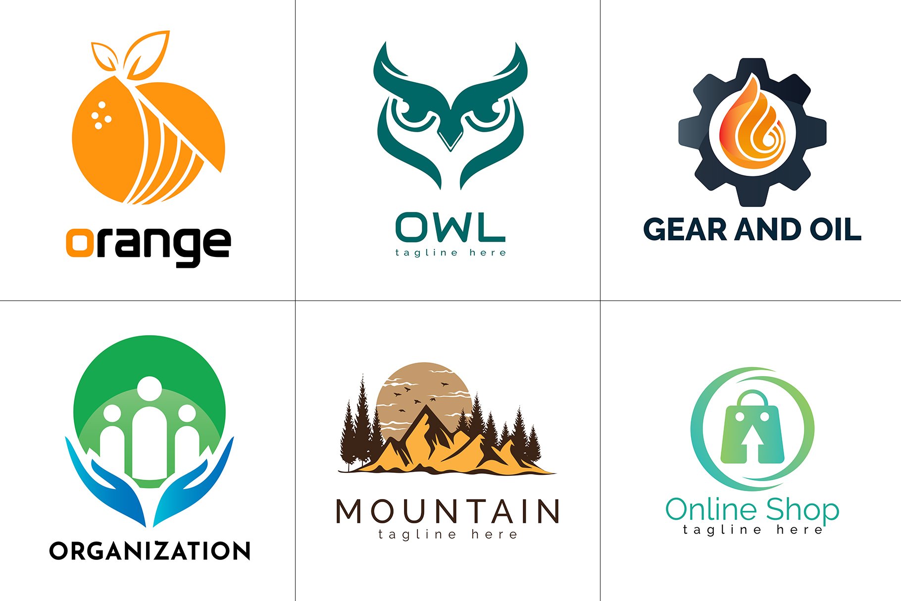 500 Editable Mega Logos Bundle - Design Cuts