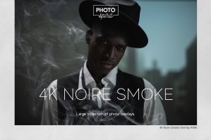 4K Noire Smoke Overlays