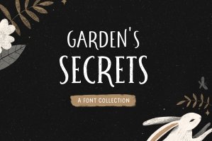 Garden’s Secrets | Font Collection
