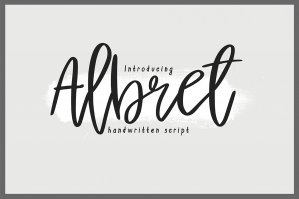 Albret Handwritten Script
