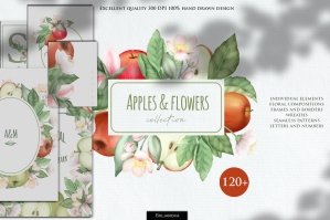 Apple And Flowers