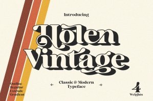 Holen Vintage - Retro Serif Font