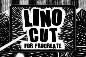Linocut Brushes For Procreate