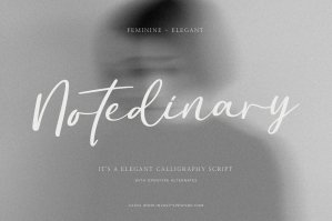 Notedinary - Script Calligraphy