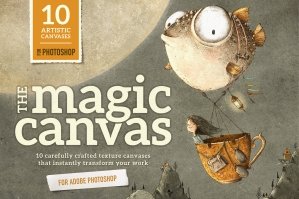 The Magic Canvas For Photoshop - Texture Overlays