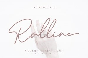 Ralline - Modern Script Font