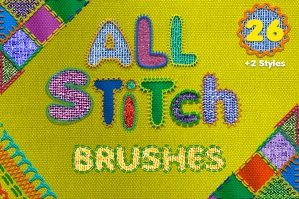 Stitch Brushes Big Set Knit And Styles
