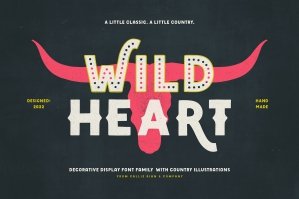Wildheart | Display Family & Country Illustrations