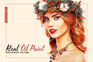 Real Oil Paint Photoshop Action