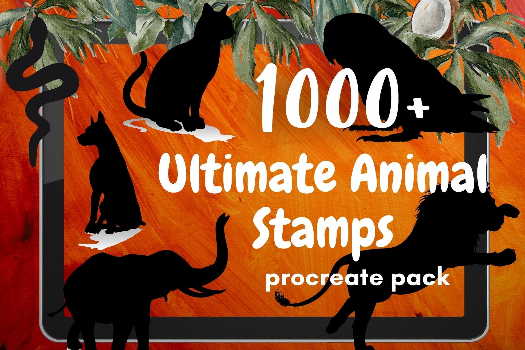 Ultimate Animal Stamps Pack For Procreate - Design Cuts