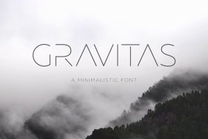 Gravitas | Modern Font