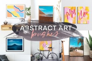 42 Abstract Art Brushes For Procreate