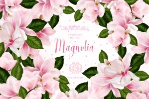 Magnolia Digital Flowers