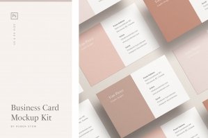 Business Card Mockup Kit