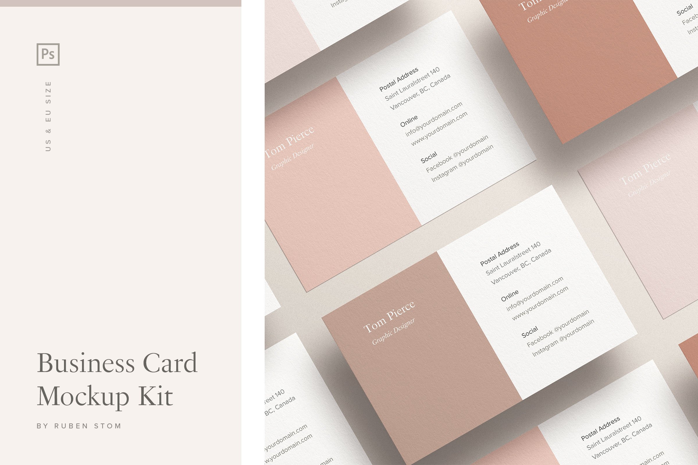 Business Card Mockup Kit - Design Cuts