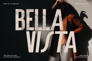 Bella Vista - Creative SVG Sans Font