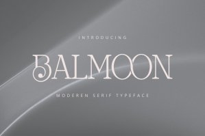 Balmoon Moderen Serif Typeface