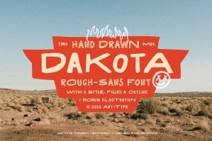 Dakota Rough Sans With Bonus