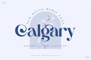 Calgary | New Stylish Serif Font