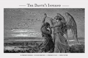 The Dante's Inferno Procreate Kit