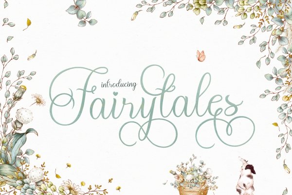 fairytales script font free