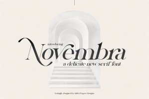 Novembra Serif Font