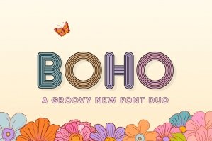 Boho Font Duo