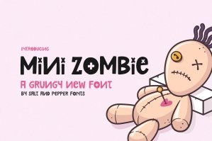 Mini Zombie Font