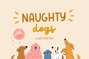 Naughty Dogs | Font Duo
