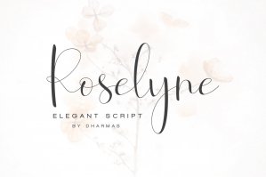 Roselyne - Caligraphy Script