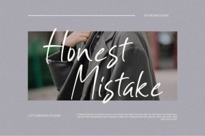 Honest Mistake - Casual Handwritten