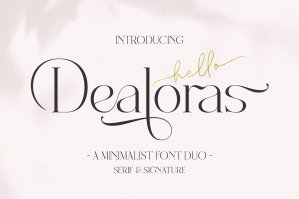 Dealoras - Font Duo