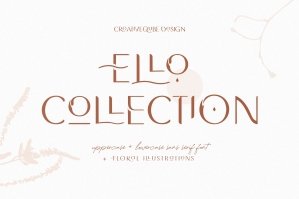 Ello Collection Decorative Font