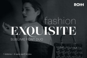 Fashion Exquisite Font Duo