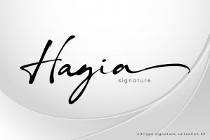 Hagia - Natural Handwritten