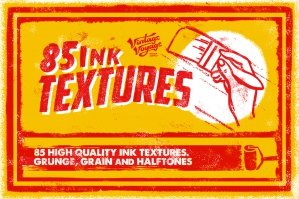 85 Inky And Halftone Textures