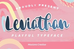 Leviathan Playful Typeface
