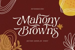 Mahony Browns Typeface