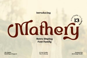 Mathery Typeface