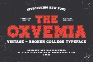 Oxvemia Typeface