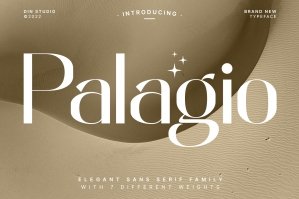 Palagio- Sans Serif Font Family