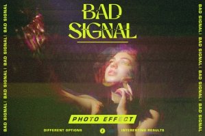 Bad Signal Photo Effect