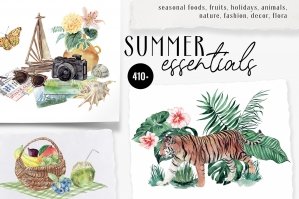 Summer Essentials Watercolor