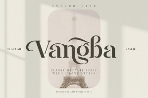 Vangba Typeface
