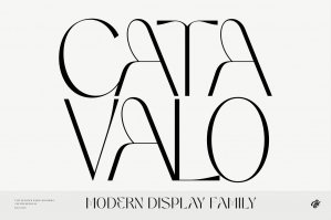 Catavalo - Modern Display Family