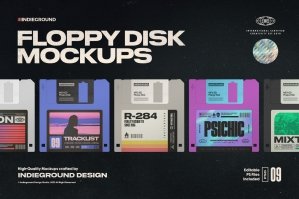 Floppy Disk Mockups
