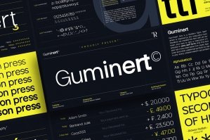 Guminert Font - Modern Sans Serif