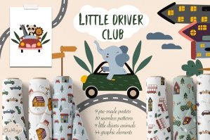 Little Driver Club Animals Collection