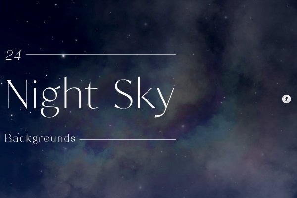 Night Sky Backgrounds - Design Cuts